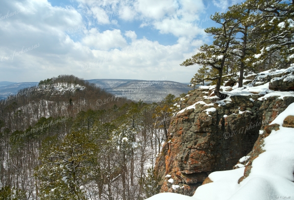 20 Sams Throne Winterime Vista - Professional arkansas_ozark_gallery_no_3 photography by Paul Caldwell